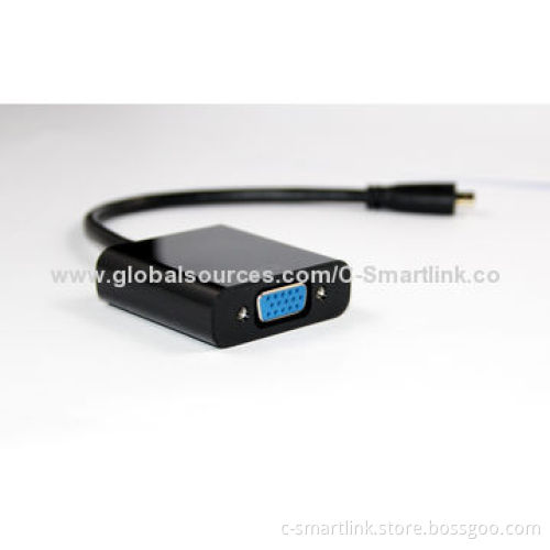 Micro HDMI to VGA Adapter, 0.15m